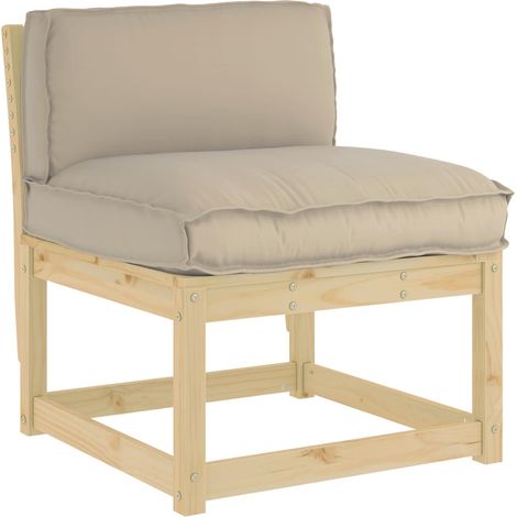 Maison Exclusive - Cuscino Tessuto Oxford Tortora 80 x 40 x 12 cm (1/5)
