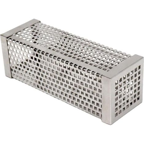 Grillbesteck-Set – Rauchrohr aus Edelstahl 304, quadratisch, 15,3 x 5,2 x 2,7 cm (1/2)
