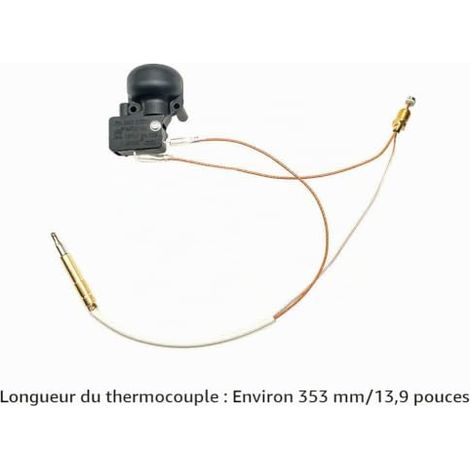 Pièces Rechange Chauffage gaz Patio Remplacement thermocouple Chauffage terrasse Accessoire de chauffage extérieur de jardin (1/5)