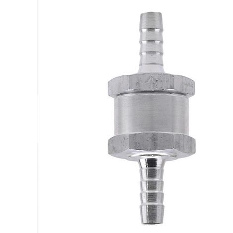 Einweg-Rückschlagventil aus Aluminiumlegierung 6/8/10/12 mm für Benzin/Dieselkraftstoff, für Vakuumschläuche, Öl- und Wasserpumpen von Kraftfahrzeugen (1/5)