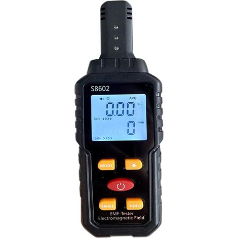 Geigerzähler, 3-in-1-Detektor für nukleare Strahlung mit LCD-Display und Ton- und Lichtalarm, tragbar für Zuhause, Büro, Außen- und Innenbereich.