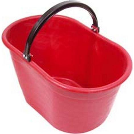 5PZ CESTA OVALE PER RACCOLTA MANICO PLASTICA LT.20 - capacit lt.20, cm.54x34x23h.