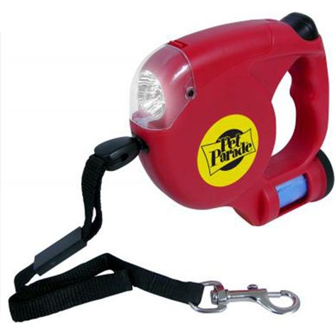 LAISSE POUR CHIEN RETRACTABLE AVEC LUMIERE