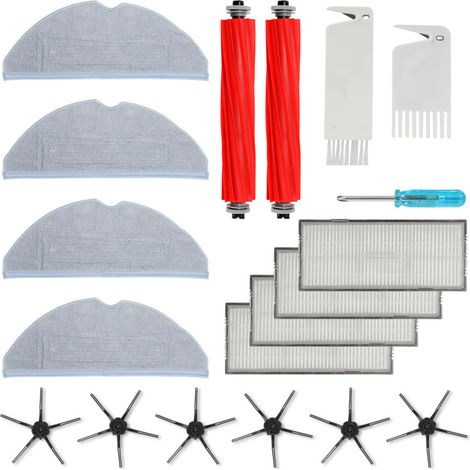 SWANEW Kit di accessori per Xiaomi Roborock S7 Parti di ricambio spazzola principale filtri Hepa spazzole il (1/5)
