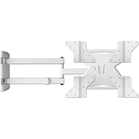 Universal TV Wall Mount – Swivel, Tilt, Extendable up to 60 cm – for 15-55 Inch LED LCD OLED Curved TV – Up to 40 kg – VESA 200 400 White Model: S89W-AD7W (1/5)
