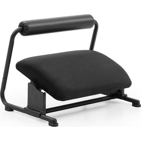 Fußstütze / Fußablage Podi Velvet mit Beinablage Samt / PU schwarz hjh OFFICE (1/5)