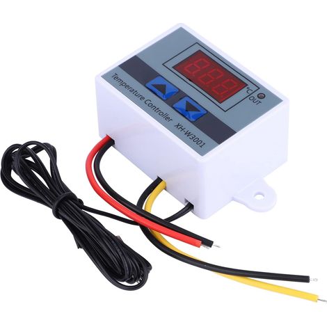 Régulateur de Température, Interrupteur de Thermostat de Contrôleur de Température Numérique DC 12V 120W avec Sonde de Capteur étanche, Régulateurs de Température (1/5)