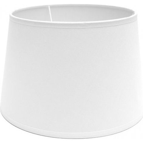 FAB 157314001 Paralume trasparente E27 bianco 40dx30dx26h aperto e affusolato (1/2)