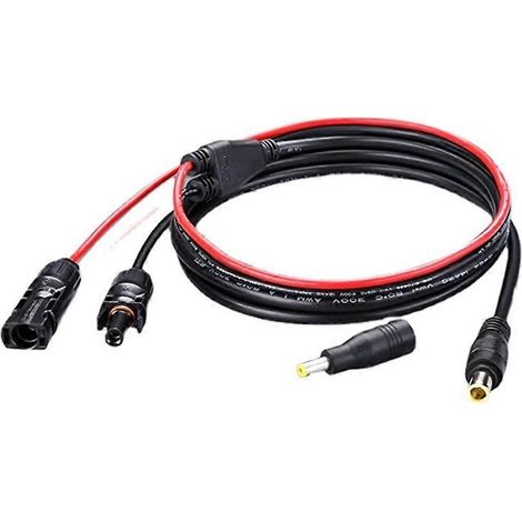 Câble de connexion 14AWG MC-4 vers DC7909 pour batterie de stockage d'énergie solaire photovoltaïque (1/5)