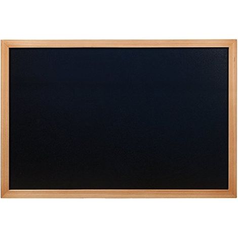 Pizarra securit woody marco madera teka 60x80 cm