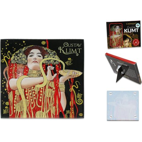 Posavasos de cristal - G. Klimt, Medicina (carmani)