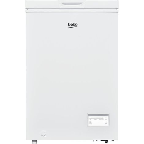 Beko CF100EWN: Congelatore Orizzontale, Statico, 98 L, 54.5 cm. Capacità netta congelatore: 98 L, Classe climatica: SN-ST, Capacità di congelamento: 6 kg/24h, Autonomia senza energia e... - 8996603200