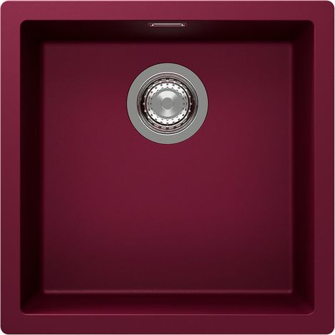SCHOCK Einbaubecken Cristadur KAIA N-100 A Berry Exzenterbedienung (1/2)