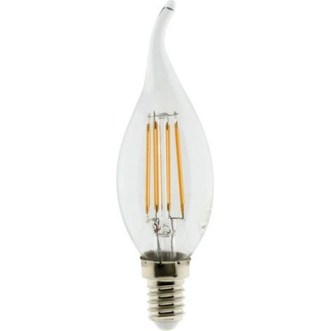 Ampoule Flamme Filament LED - E14 - 3 W - 470 Lm - 2700 K - Blanc Chaud - 1 Pièce (1/2)