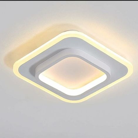 Suspension LED - 20 W - Carrée - Blanc - 3000 K / 6000 K - Aluminium Acrylique - Cuisine Chambre Salle À Manger - 1 Pièce (1/5)