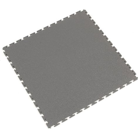 Dalles de sol en PVC Tough-Lock – Lot de 8 – Surface structurée antidérapante – Dimensions 500x500mm – Épaisseur 7mm pour intérieur (1/2)