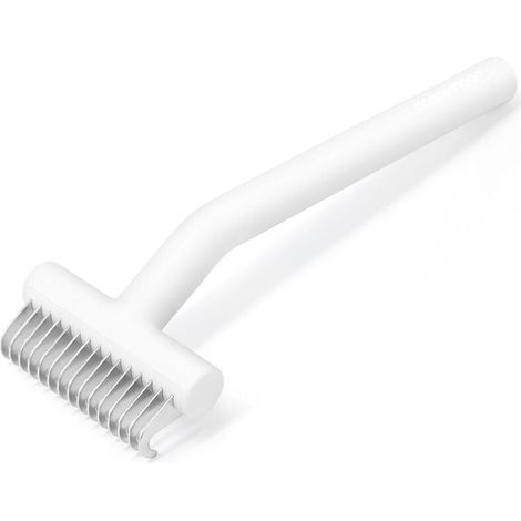 Peigne de toilettage pour chiens et chats, peigne dépilatoire, peigne pour sous-poil, outil de toilettage pour animaux à poils mi-longs à longs, doux pour la peau et léger.