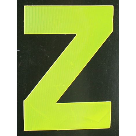 Conacord Reflektierender Klebebuchstabe Z gelb Z Klebebuchstaben & Zahlen (1/2)