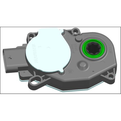 Kühlerklappenstellmotor 23346739, kompatibel mit Chevrolet Silverado 2017-2019 (1/4)