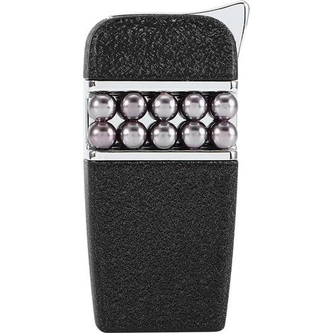 Briquet à gaz butane jet design perle imitation mode fumeur noir (1/5)