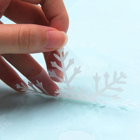Stickers vitres Noël,autocollant Noël fenetre,Noël mural autocollant décoration,Sticker Noël pour Fenêtre Vitrine Vitre,Noël Magasin Fenêtre Décoration Stickers GROOFOO (Coloré A36) (1/4)