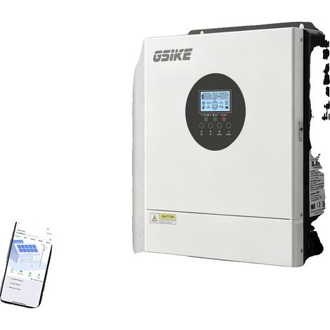 Inversor solar, controlador MPPT integrado, monitorización WiFi, GSK-4KW-24V-WIFI (1/2)
