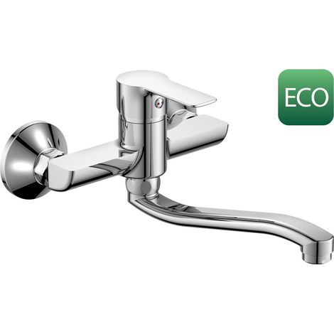 BARON ECO 3,8 l/min, mitigeur mural, entraxe 150mm, chromé (1/2)