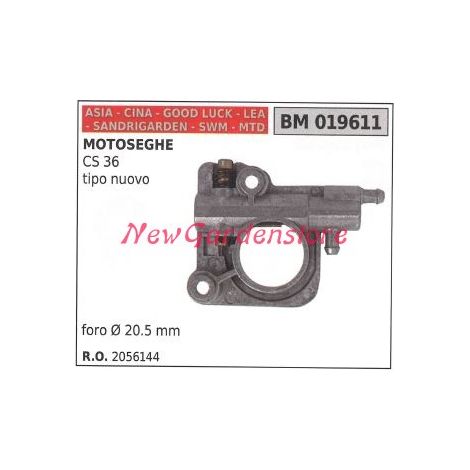 Pompa olio CINA motore motosega CS 36 tipo nuovo 019611