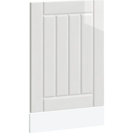 Panneau de lave-vaisselle Lucca blanc brillant bois ingénierie CFW91446
