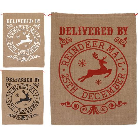 Sac Cadeau En Toile De Jute 50x0,5x70 Cm