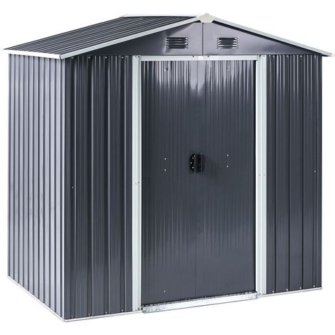Gerätehaus CIRELLA 194 cm 118 cm Graphitgrau