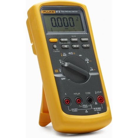 Multímetro digital Fluke 87V negro y amarillo preciso