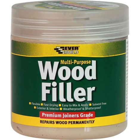 Everbuild Multipurpose Premium Joiners Grade Wood Filler – Medium Stainable, 250ml