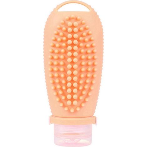 Flacon de voyage rechargeable en silicone pour lotion et cosmétiques H-- (1/5)