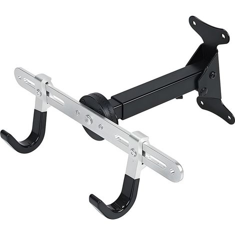 Support mural réglable pour vélo, support de rangement pour vélo intérieur, crochet horizontal pour route, montagne, support de vélo dans le garage, la maison, gain de place (1/5)