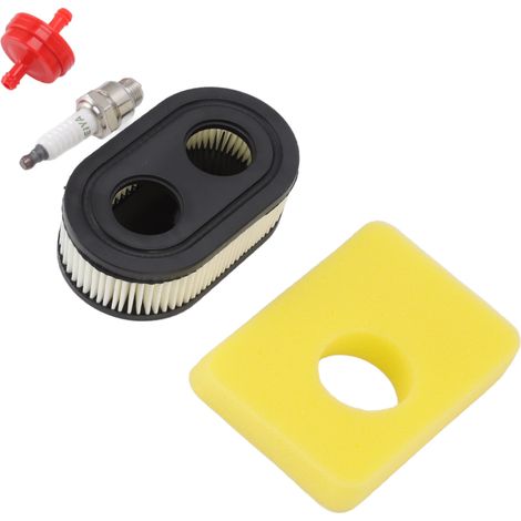 Jeu de Filtre à Air et Bougies d'Allumage Robuste et Bien Adapté pour Tondeuse Troy Bilt 593260 798452 (1/5)