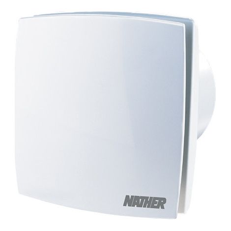 Aérateur VMP hélicoide axial Ø 100mm blanc basse tension 12V avec minuterie réglable clapet anti-retour Design 100 KT 12V (1/5)