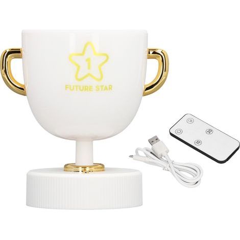 Stifthalter, Trophäen-Nachttischlampe, USB-wiederaufladbare Stimmungslampe, ideales Abschlussgeschenk (1/5)