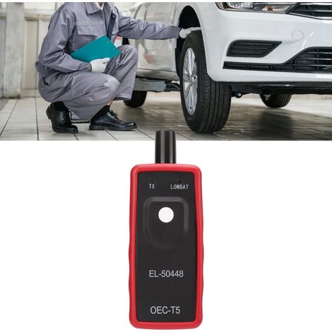 EL-50448 OEC-T5 Rotes TPMS-Aktivierungswerkzeug, geeignet für universelle/Buick-Reifendruckkontrollsysteme (Batterie nicht enthalten). (1/5)