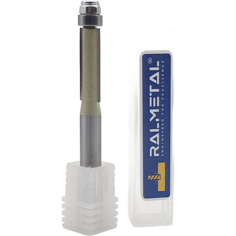 Fresa diritta a 2 taglienti con cuscinetto superiore 1/4 x 20 x 1/4" TCT (1/2)