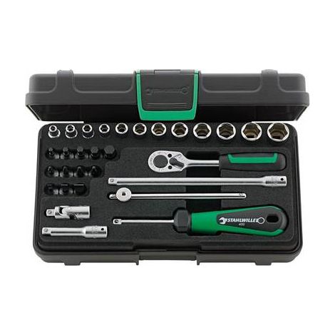 Stahlwille 1/4" (6,3mm) Jeu de clés à douilles Nr.40/24/6 KN 30 pcs. (1/3)