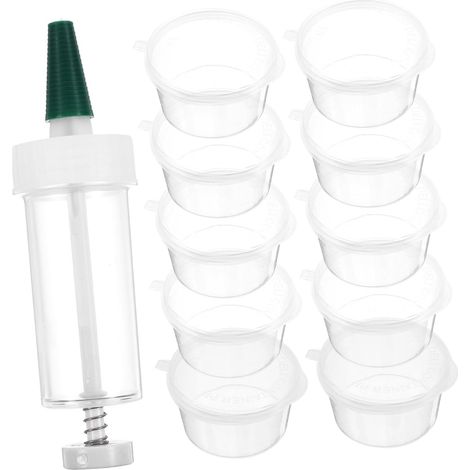 Semoir Manuel en Plastique 1 Set, Outil de Semis Portable Contrôle du Semis, Usage Jardinage et Plantation, Design Simple Pratique, pour Passionnés de Culture Couleur Aléatoire (1/5)
