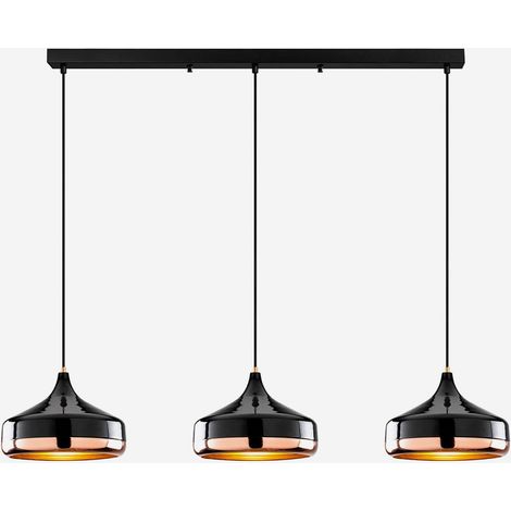 Lámpara colgante de 3 luces en metal Yildo L (1/5)