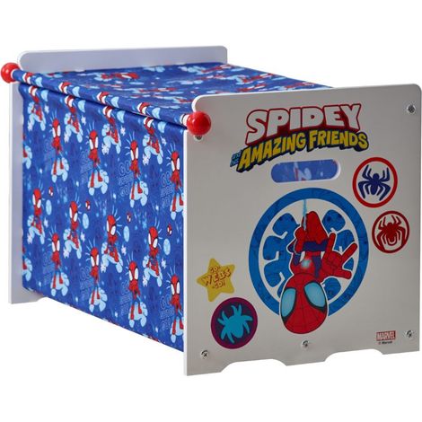 Marvel Spiderman Cassapanca Portagiochi In Legno e Tessuto (1/3)