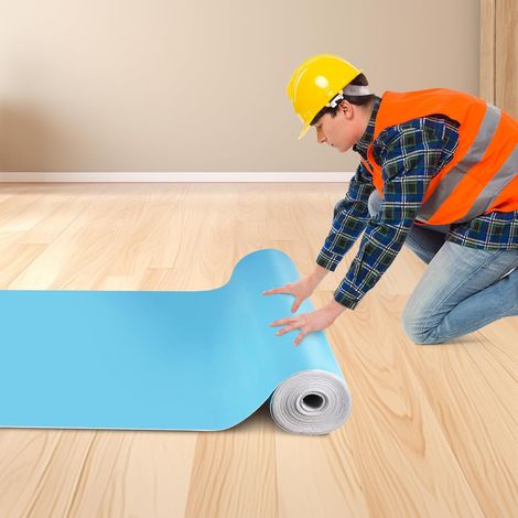 Film de protection de sol, 30 m x 95 cm, tapis de protection de sol réutilisable, imperméable et résistant à la peinture, pour protéger les carreaux, les planchers en bois (1/5)
