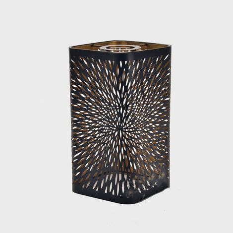Abat-Jour en Métal, Abat-Jour en Fer Moderne Décoratif Creux en Métal Couvercle D'abat-Jour pour Chambre à Coucher E27 E26 Abat-jour (1/4)