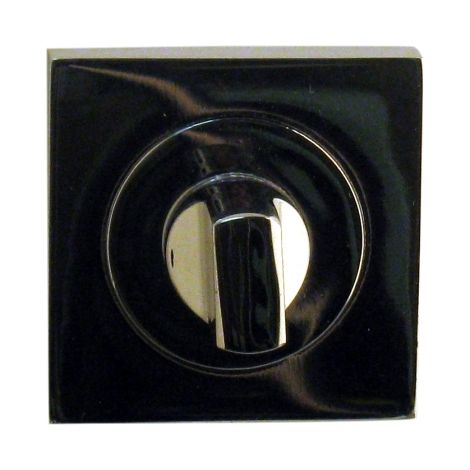 Ouvre&Déco – 2 rosaces de porte condamnation-décondamnation Zamak chromé SYDNEY