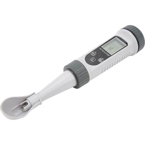 Testeur de Salinité Numérique, Testeur de Sel pour Piscine, Testeur de Qualité d'Eau Haute Précision à Large Plage de Température avec Grand Écran LCD pour Piscines, Aquariums, Mesure EC et Températur (1/5)