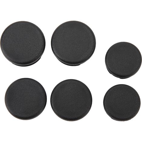 Schwarze Rahmenlochabdeckung, 6-teilig, staubdicht, wasserdicht, robust und zuverlässig, Motorradsteckdose für CB125R CB150R (1/5)
