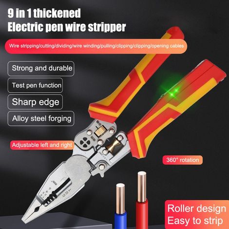 Pince à dénuder multifonctionnelle 8 en 1 pour électricien-Online Store (1/5)